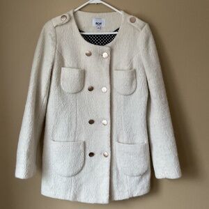 Women’s 4 Pocket Double Breasted possibly Boucle wool Coat
